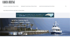 Desktop Screenshot of carolinaheritageguide.com